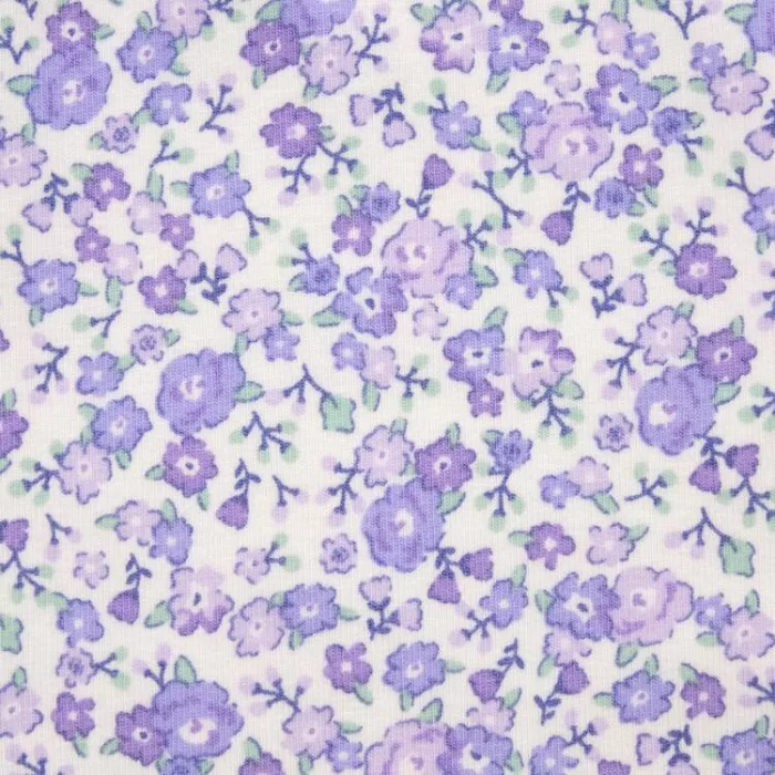 Purple Uniqlo Flower Print Baby Leggings