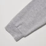 Tops Uniqlo Heattech Extra Warm Cotton Heather Crew Neck Long Sleeved Thermal Men Gray