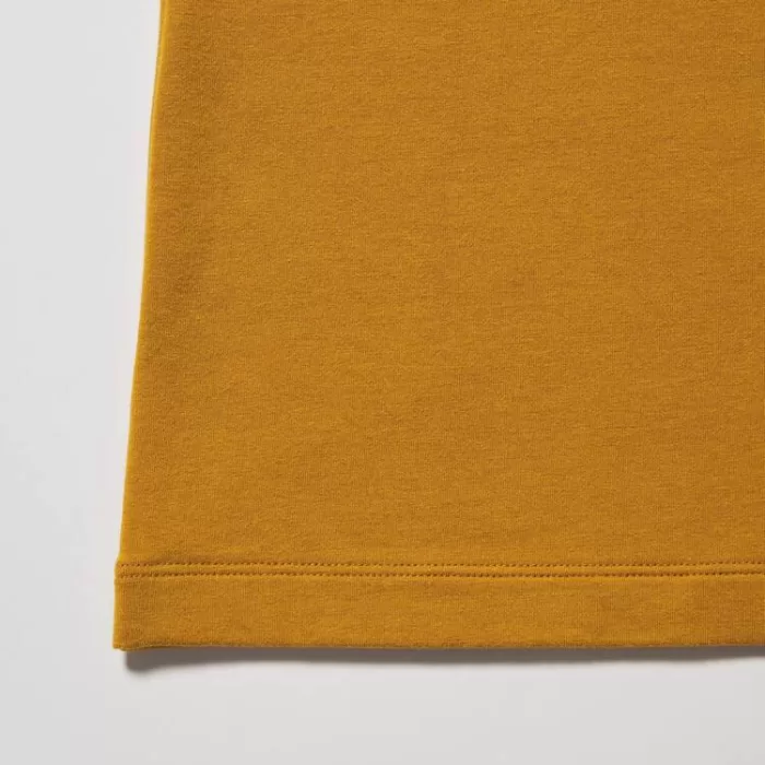 Tops Uniqlo Heattech Extra Warm Cotton Turtleneck Long Sleeved Thermal Woman Yellow