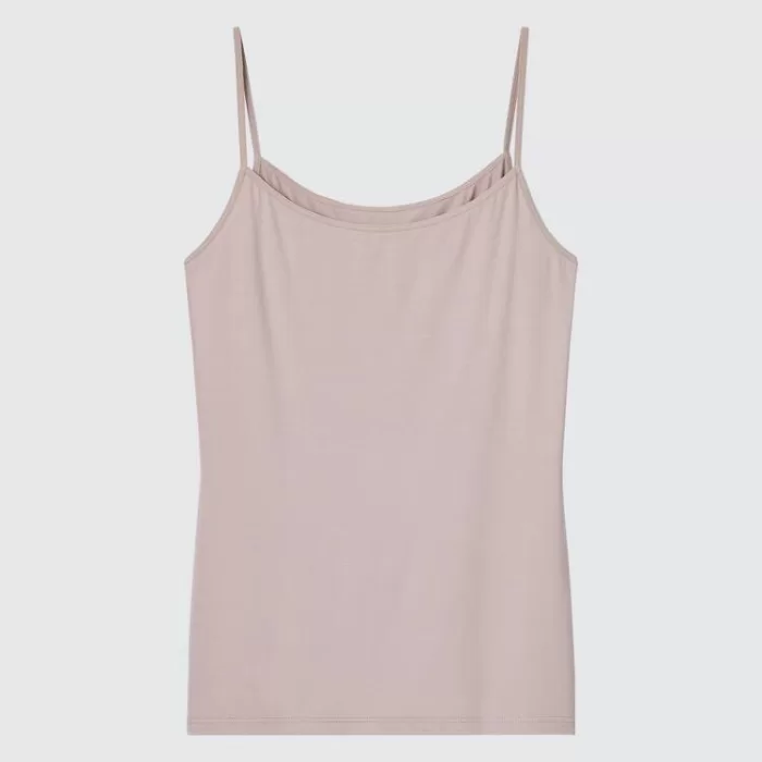 Tops Uniqlo Heattech Thermal Camisole Women Beige