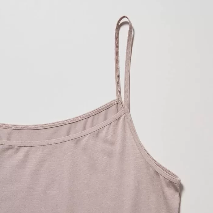 Tops Uniqlo Heattech Thermal Camisole Women Beige