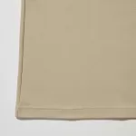 Tops Uniqlo Smooth Stretch Cotton Turtleneck Long Sleeved Woman Beige