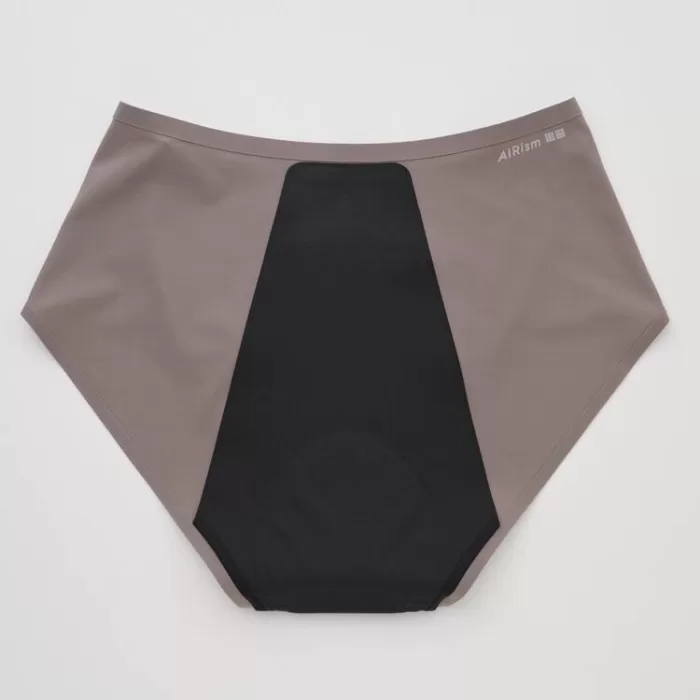 Uniqlo Airism High Rise Period Pants (High Absorbency) Women’s Underwear Gray