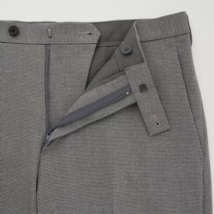Uniqlo Airsense Ultra Light Houndstooth Men’s Pants Grey