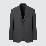Uniqlo Airsense Ultra Light Wool-look Jackets Men Dark Grey