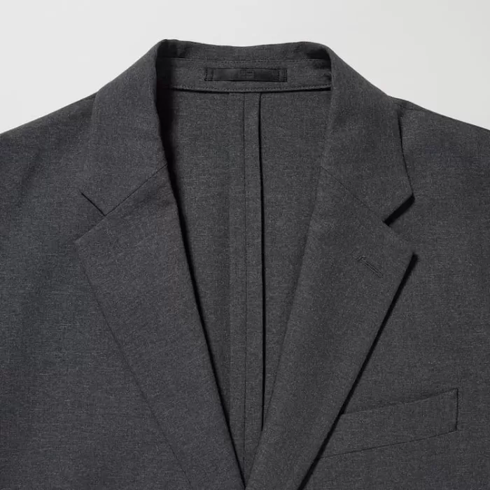 Uniqlo Airsense Ultra Light Wool-look Jackets Men Dark Grey