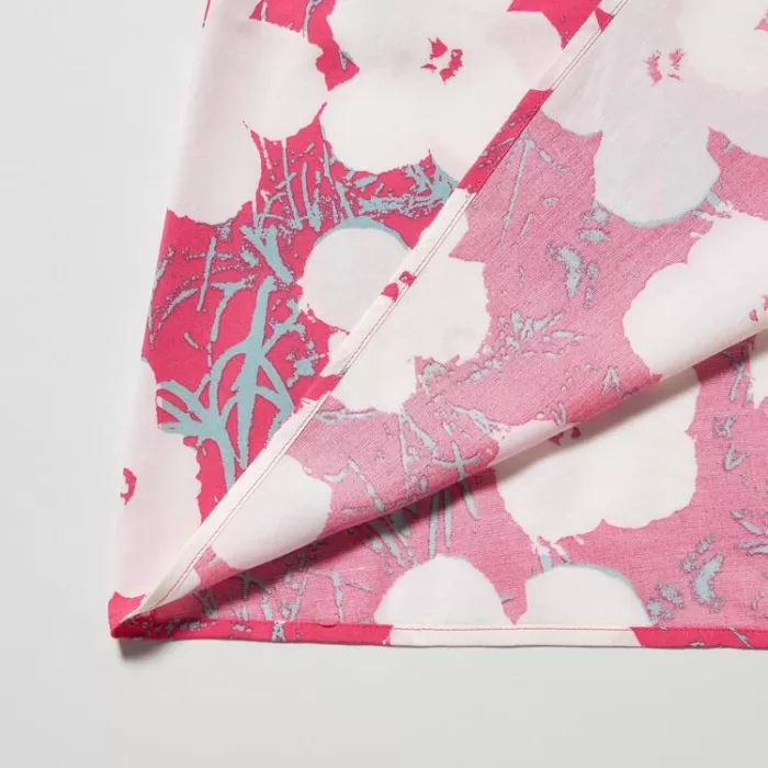 Uniqlo Andy Warhol Flowers Collection Ut Camisole Dress Kids Pink