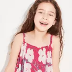 Uniqlo Andy Warhol Flowers Collection Ut Camisole Dress Kids Pink