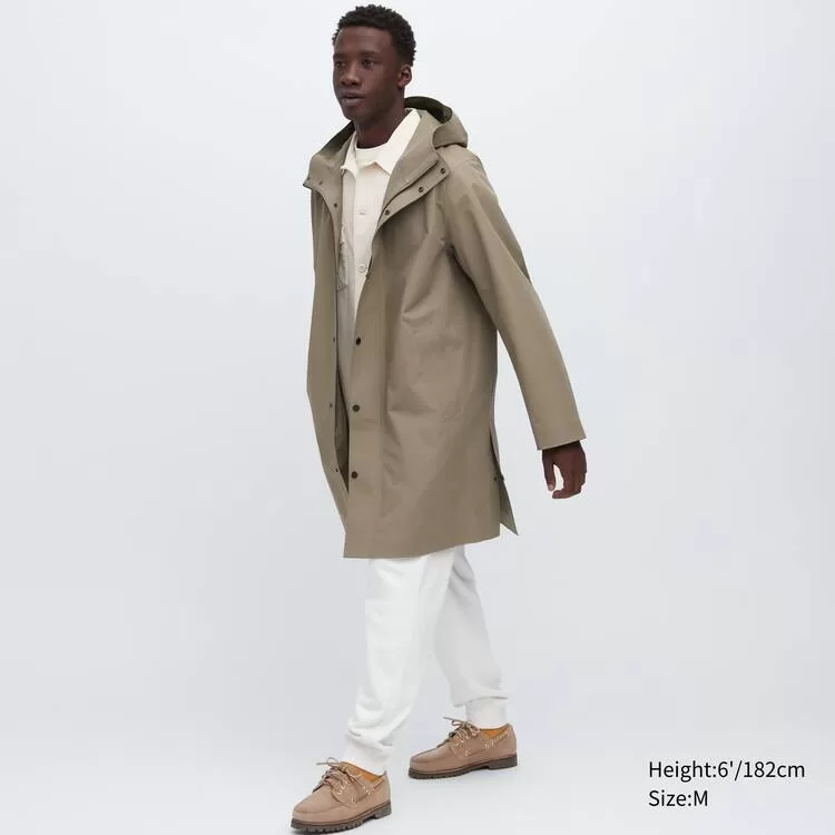 Uniqlo Blocktech Men's Coats Beige-JES746293
