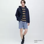 Uniqlo Chambray Stretch Easy Men’s Shorts Blue