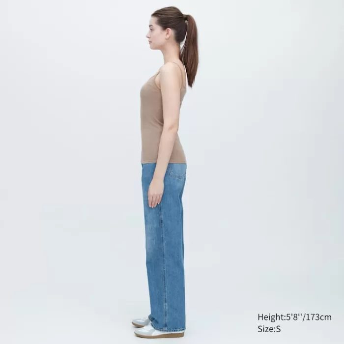 Uniqlo Cotton Lace Camisole Women’s Homewear Khaki
