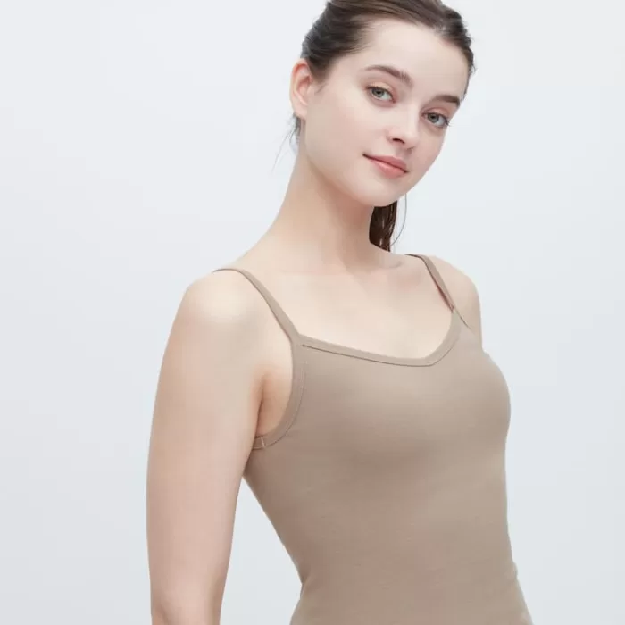 Uniqlo Cotton Lace Camisole Women’s Homewear Khaki