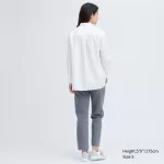 Uniqlo Cotton Long Sleeved Women’s Shirts White