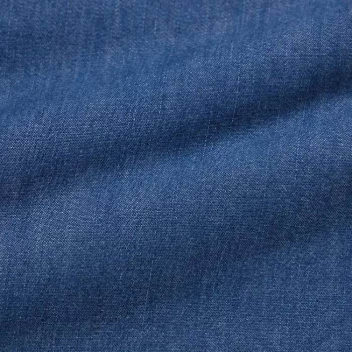 Uniqlo Denim Long Sleeved Dress Women Blue