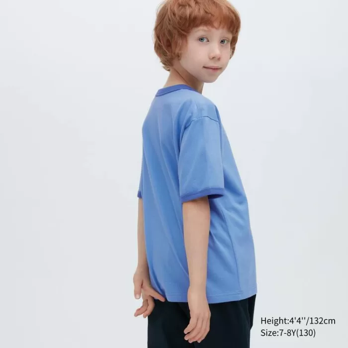 Uniqlo Disney Beyond Time Ut Printed T-Shirt Kids Blue