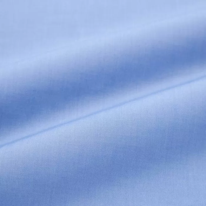 Uniqlo Easy Care Broadcloth Stretch Slim Fit (Regular Collar) Men’s Shirts Blue