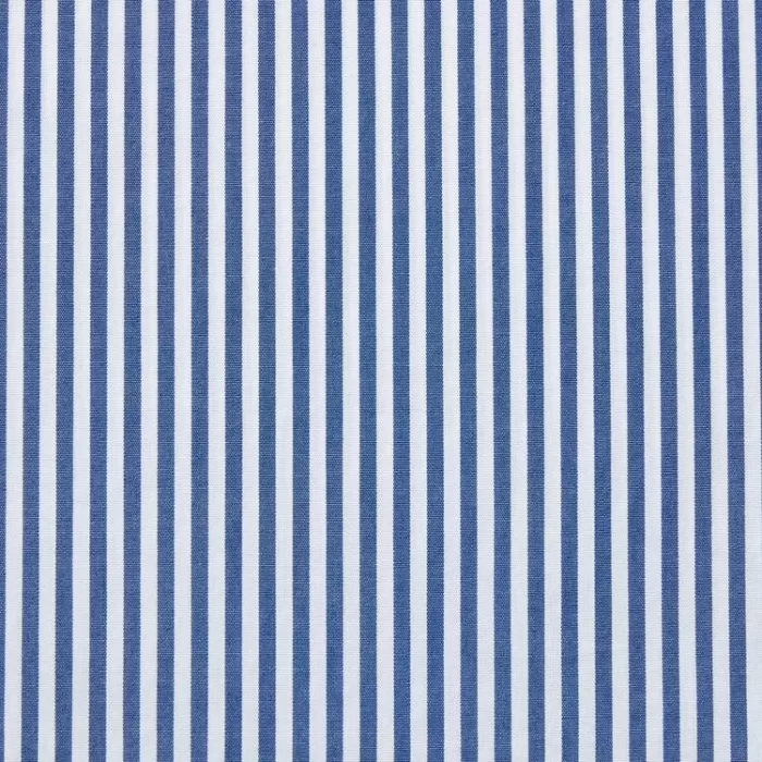 Uniqlo Extra Fine Cotton Broadcloth Regular Fit Striped (Button-down Collar) Men’s Shirts Blue