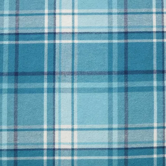 Uniqlo Flannel Checked Regular Fit (Regular Collar) Men’s Shirts Blue