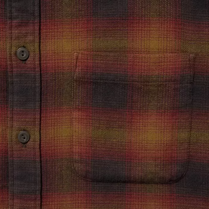 Uniqlo Flannel Regular Fit Checked (Regular Collar) Men’s Shirts Yellow