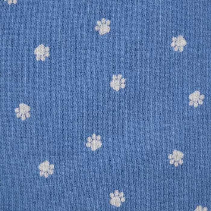 Uniqlo Fleece Footprint Baby Leggings Blue
