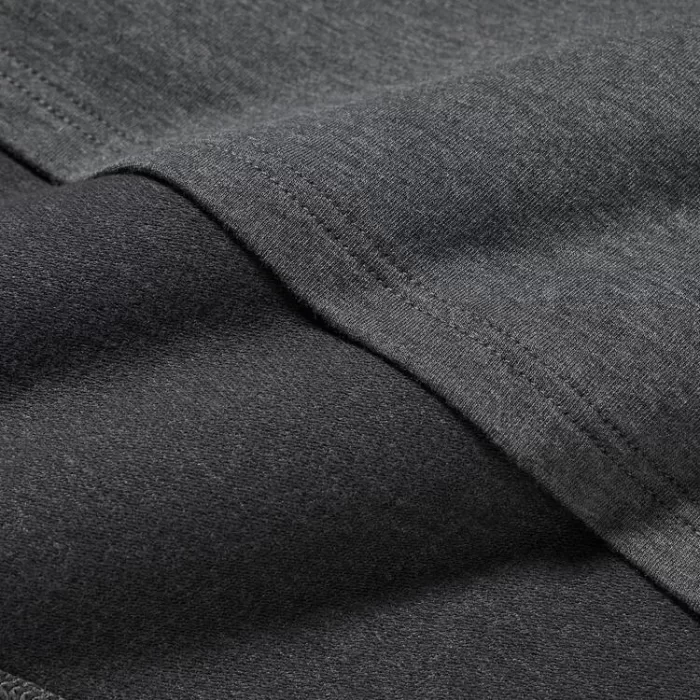 Uniqlo Heattech Extra Warm Cotton Scoop Neck Long Sleeved Thermal Tops Women Dark Grey