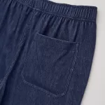 Uniqlo Homewear Jersey Relaxed Fit Ankle Length (2021 Season) Men Blue