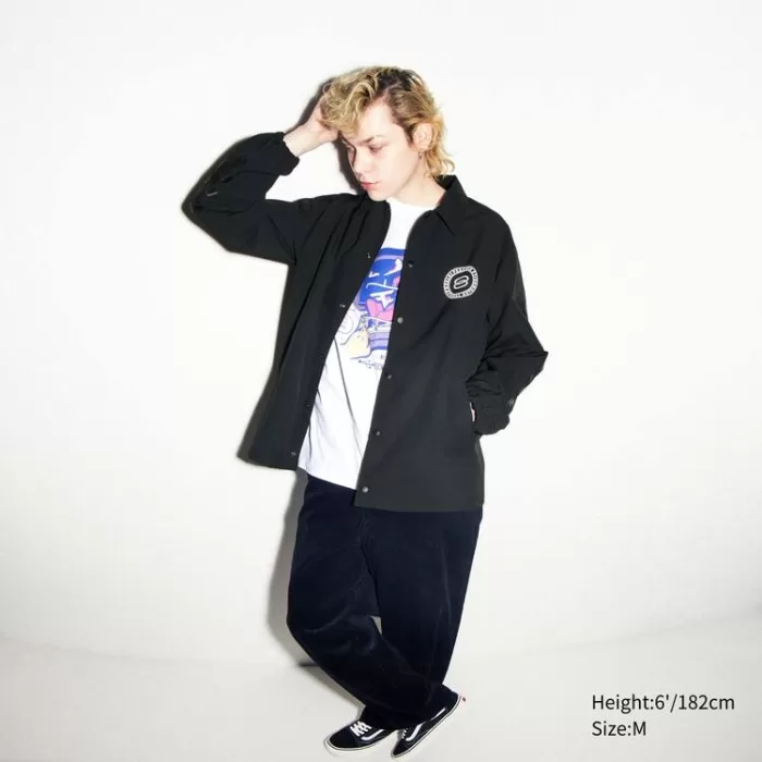 Uniqlo Hypebeast Community Center Ut Printed Coach Men’s Jackets Black