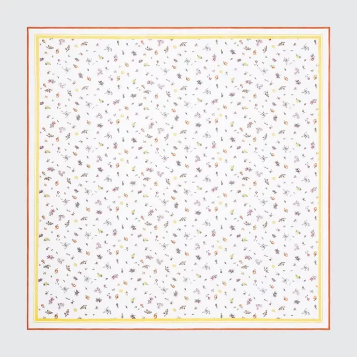 Uniqlo Ines De La Fressange Cotton Silk Blend Women’s Scarves White