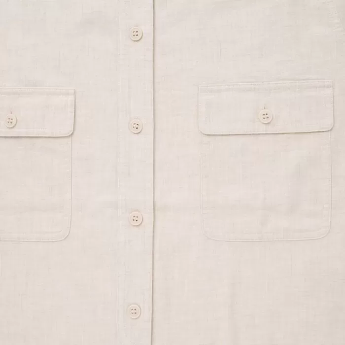 Uniqlo Ines De La Fressange Flannel Tunic Tops Women Beige