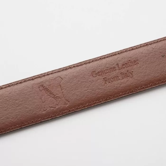 Uniqlo Italian Stitched Leather Men’s Belts Brown