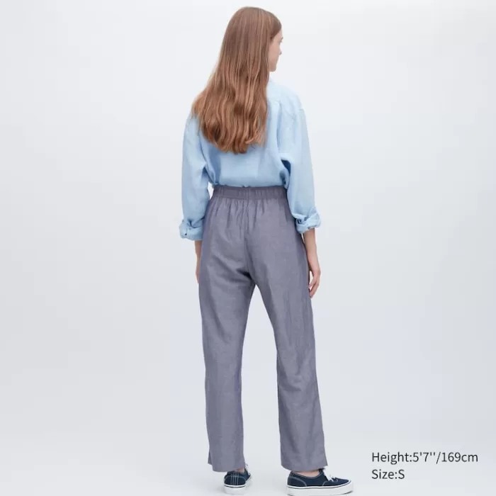 Uniqlo Linen Blend Easy Women’s Homewear Grey