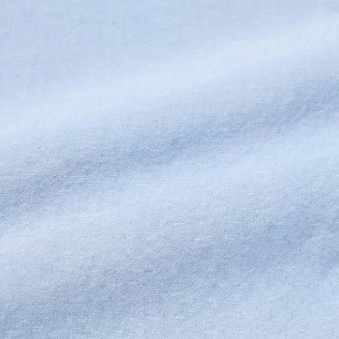 Uniqlo Linen Blend Short Sleeved Set Women’s Homewear Blue