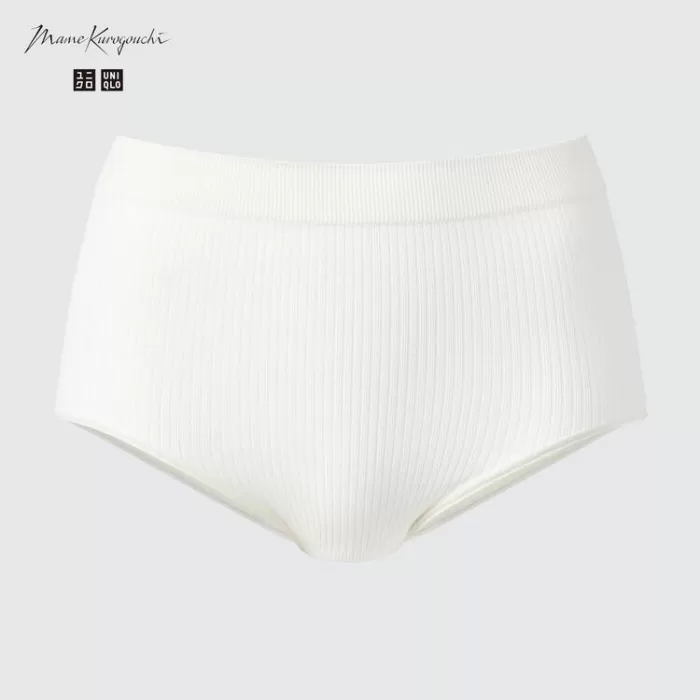 Uniqlo Mame Kurogouchi High Rise Seamless Women’s Underwear White
