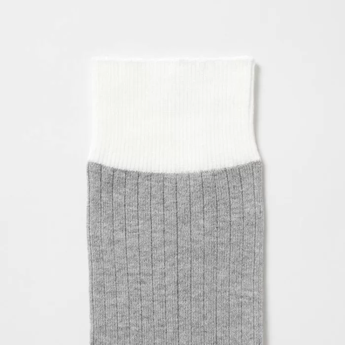 Uniqlo Men’s Ribbed Socks Grey