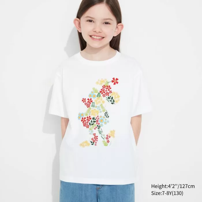 Uniqlo Mfa Utgp2023 Printed T-shirt Kids White