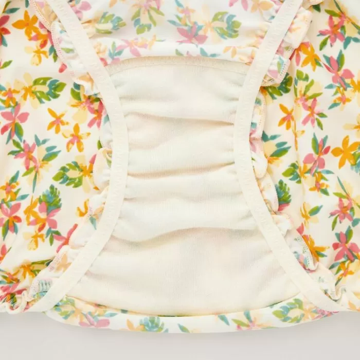 Uniqlo Mid Rise Flower Print Frill Women’s Underwear Creme