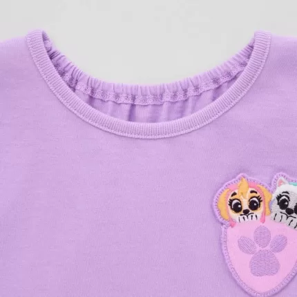 Uniqlo Paw Patrol Ut Printed Baby Purple T-shirt