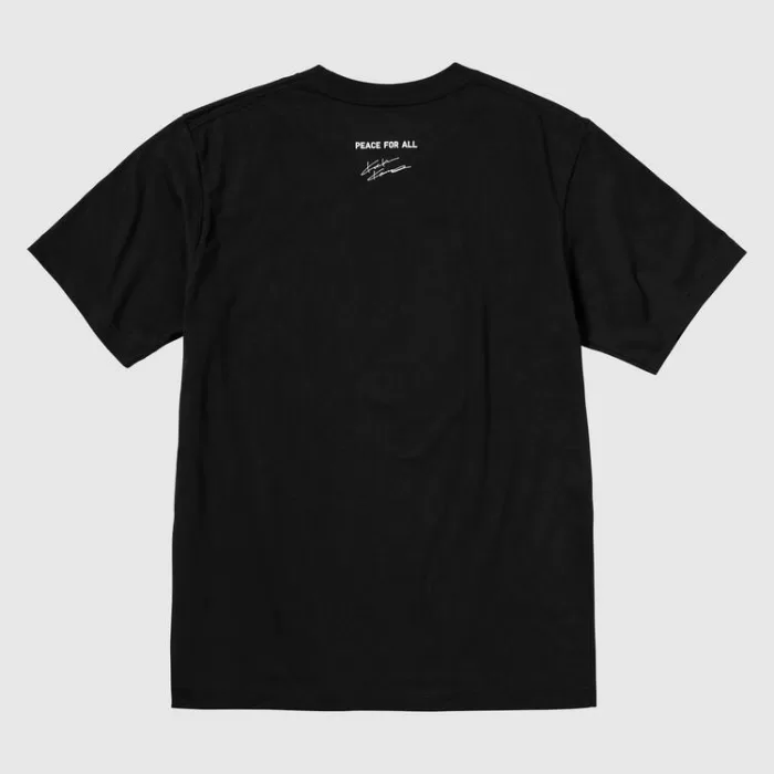 Uniqlo Peace For All Ut Printed T-Shirt (Kosuke Kawamura) Women Black