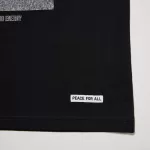 Uniqlo Peace For All Ut Printed T-Shirt (Kosuke Kawamura) Women Black