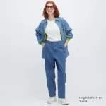 Uniqlo Relaxed Fit Ankle Length Men’s Pants Blue