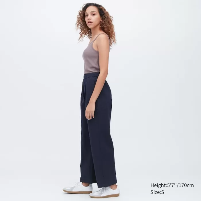 Uniqlo Seersucker Easy Women’s Loungewear Dark Grey