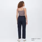 Uniqlo Seersucker Easy Women’s Loungewear Dark Grey