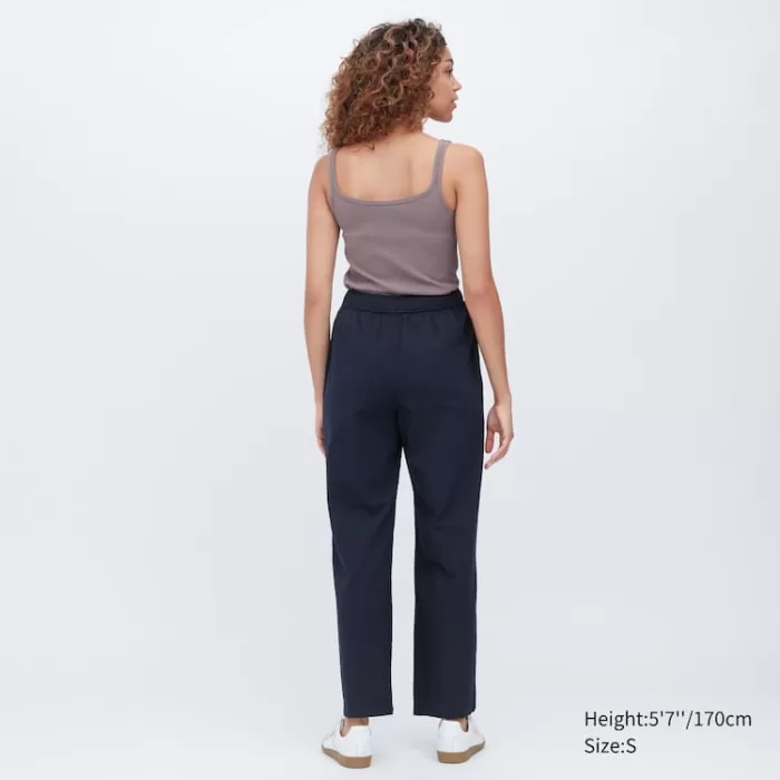 Uniqlo Seersucker Easy Women’s Loungewear Dark Grey