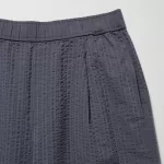 Uniqlo Seersucker Easy Women’s Loungewear Dark Grey