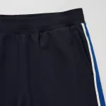 Uniqlo Side Striped Jogger Pants Men Navy Blue