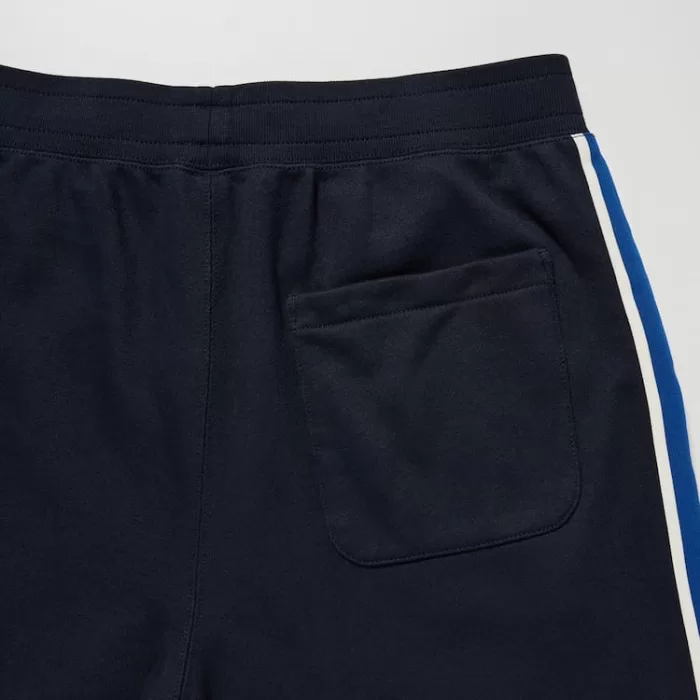 Uniqlo Side Striped Jogger Pants Men Navy Blue