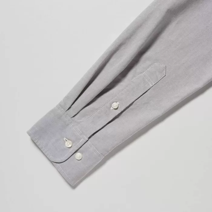 Uniqlo Slim Fit Oxford Men’s Shirts Grey