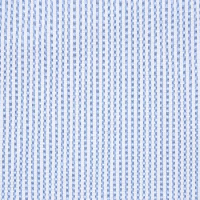 Uniqlo Slim Fit Striped Oxford Shirt (Button-down Collar) Men Blue