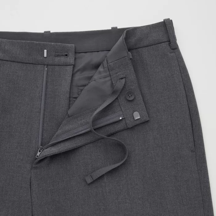 Uniqlo Smart Comfort Ankle Length (Long) Pants Men Grey