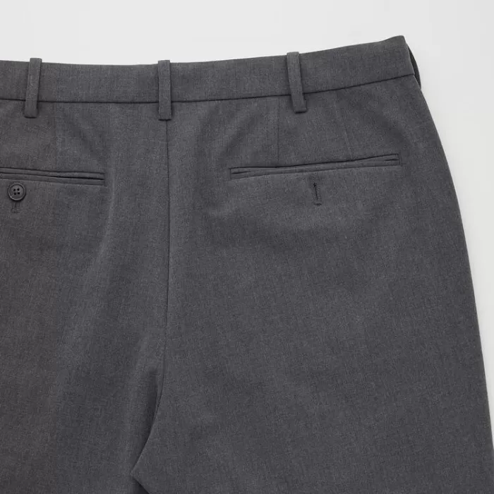 Uniqlo Smart Comfort Ankle Length (Long) Pants Men Grey